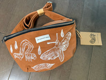 Load image into Gallery viewer, Hand Print Insect Fanny Pack Clay Orange