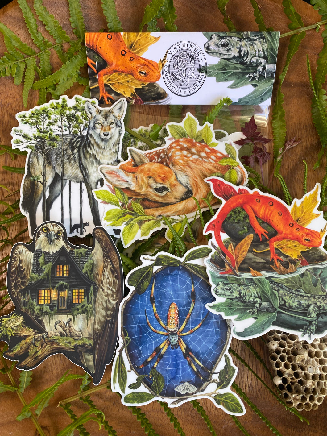 Fall Forest - sticker pack of 5
