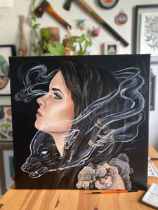 Forest Spirit original - oil on canvas