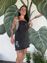 Load image into Gallery viewer, Block print overalls dress XS-S
