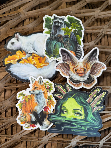 Fall Review - sticker pack of 5