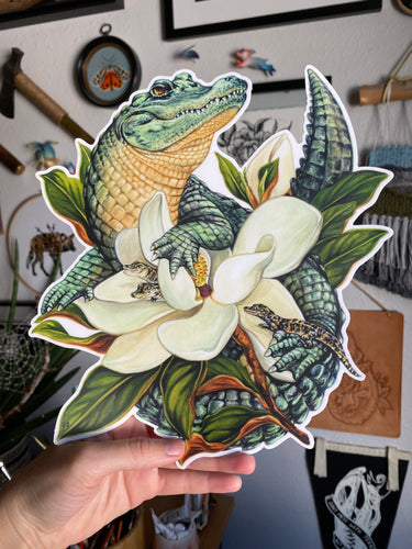 XL Sticker Gator Mama