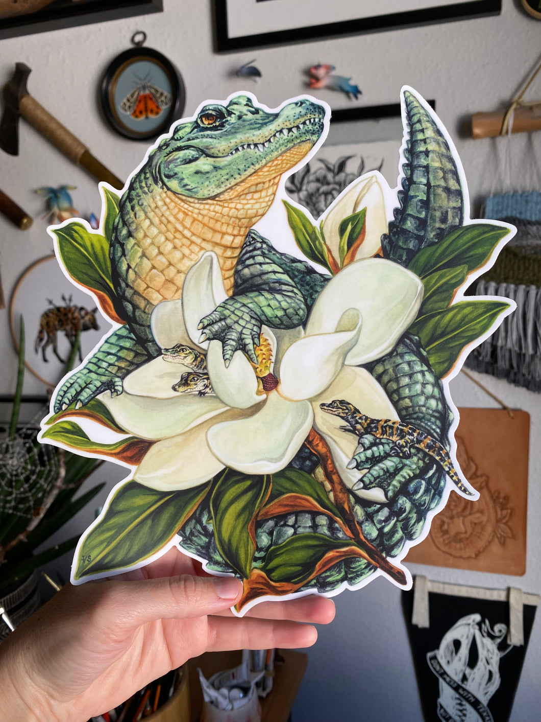 XL Sticker Gator Mama