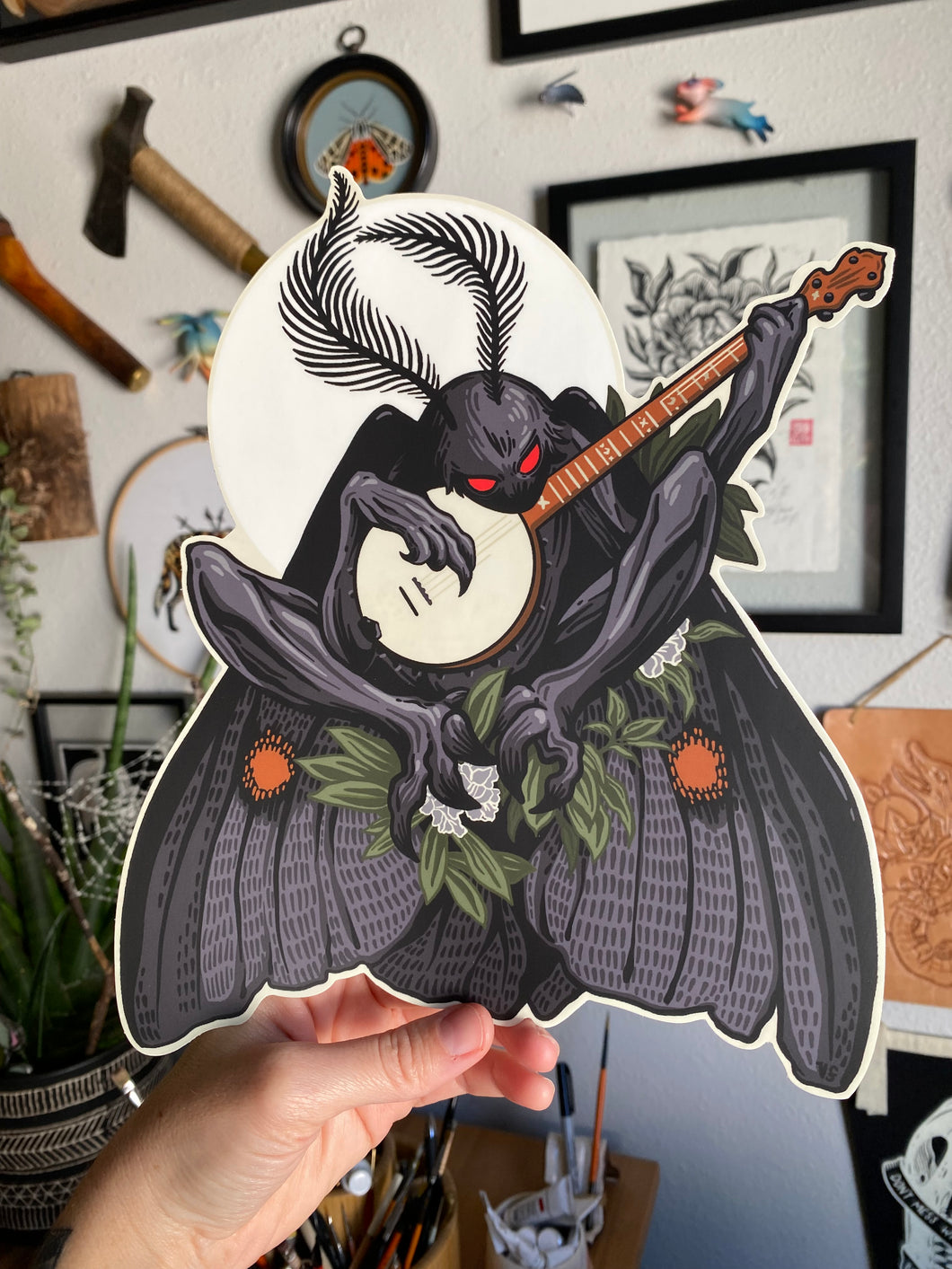 XL Sticker Mothman