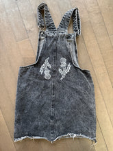 Load image into Gallery viewer, Block print overalls dress XS-S