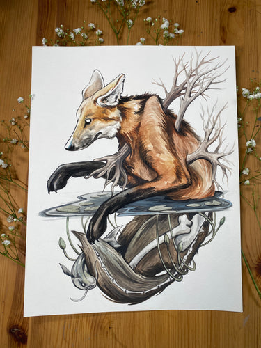 Maned Wolf original