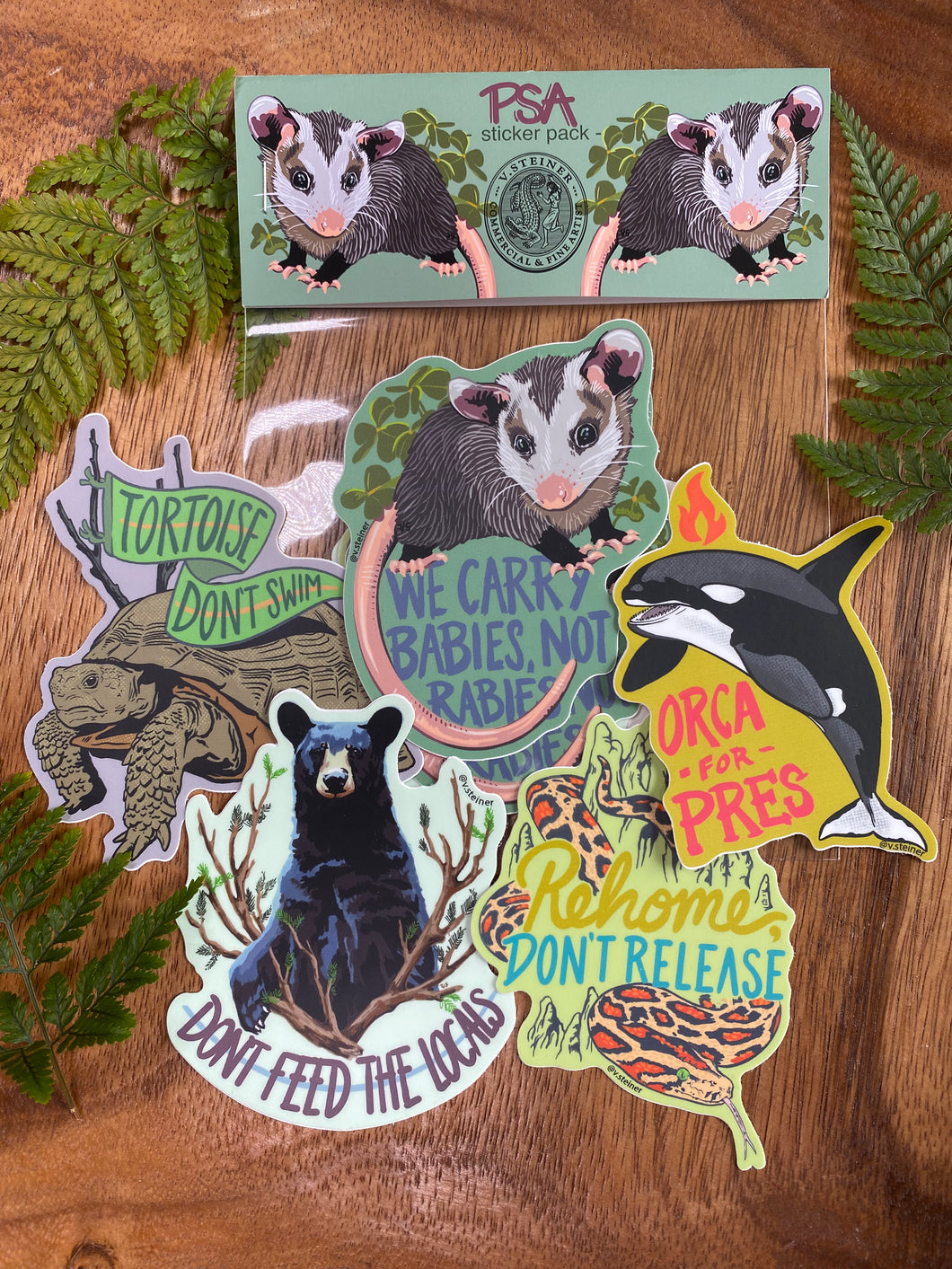 PSA - sticker pack of 5