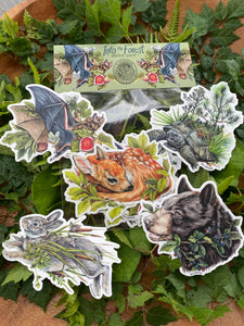 Into the Forest sticker pack