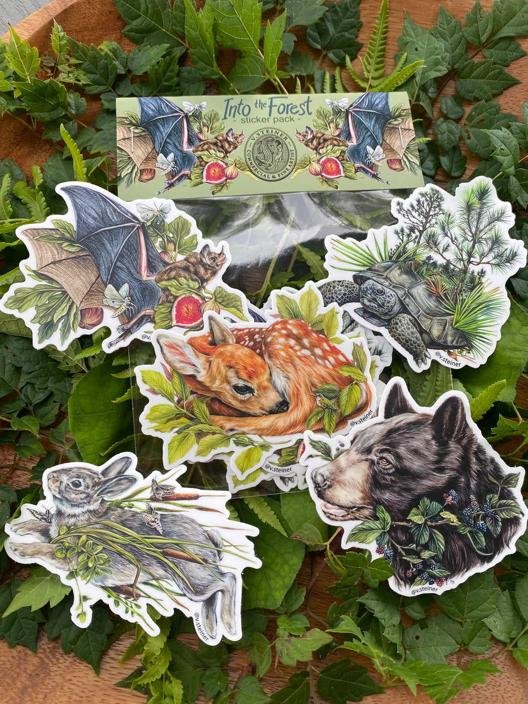 Into the Forest sticker pack