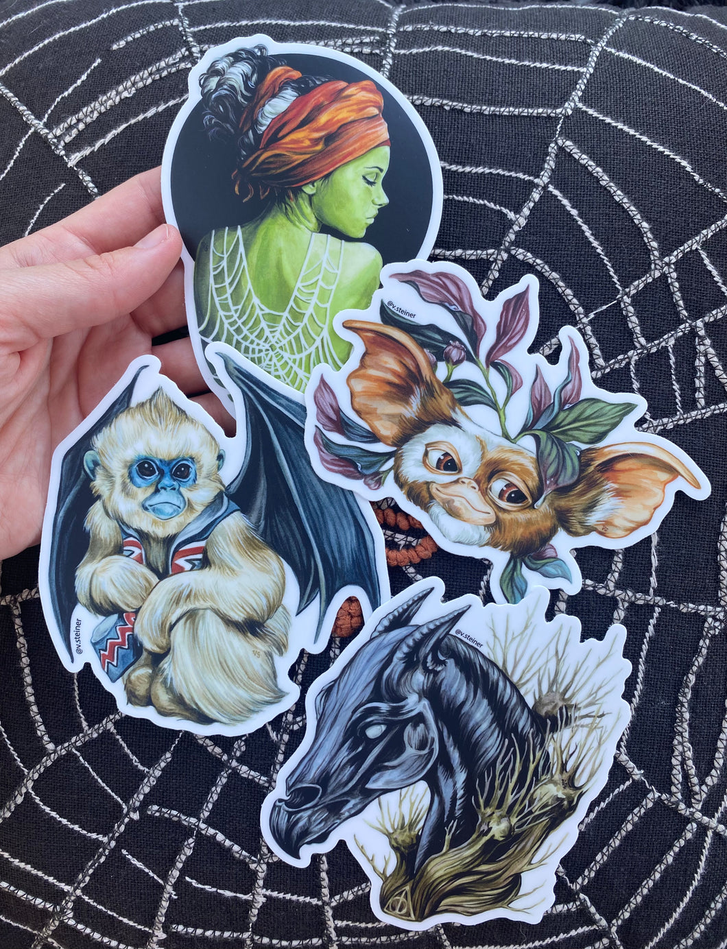 Halloween 4 Pack of Stickers