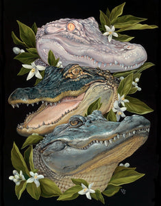 Three Gators 11x14