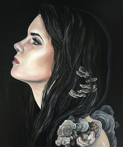 Waiting Original Oil Painting