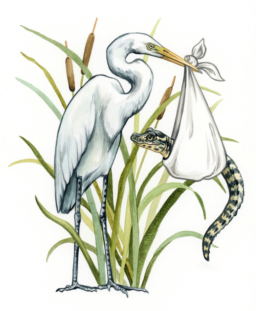 Original Nursery Room Egret