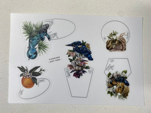 Gift Tag Sticker Sheet