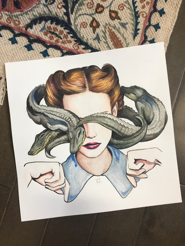 Original vintage gator girl